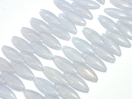 Glass Beads-Light Lavender, 8x22mm Marquise, 11 Inch-RainbowBeads