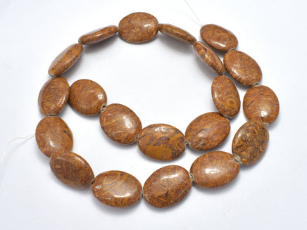 Elephant Jasper, 15x20mm Oval Beads-RainbowBeads