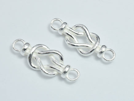 1pc 925 Sterling Silver Bead Connector, 24x9mm-RainbowBeads