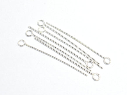 20pcs 925 Sterling Silver Eye Pin 30mm-RainbowBeads