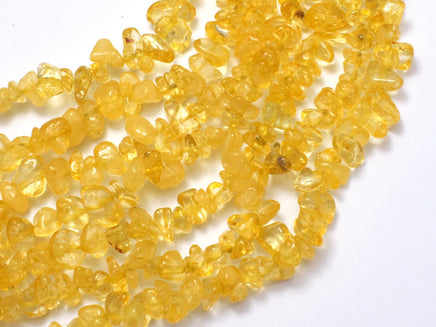 Citrine Chips Beads, Approx (4-10) mm, 32 Inch-Rainbow Beads