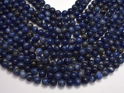 Sodalite Beads, Round, 8mm-Rainbow Beads