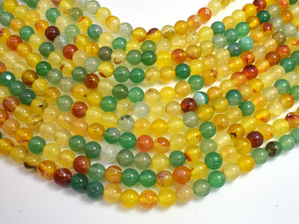 Rainbow Agate Beads, Round, 8mm, 15.5 Inch-Rainbow Beads