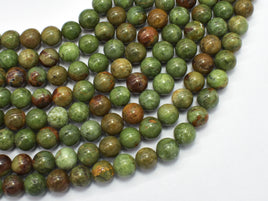 Green Opal, 8mm Round Beads-RainbowBeads