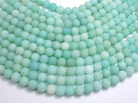 Matte Amazonite Beads, 8mm Round Beads