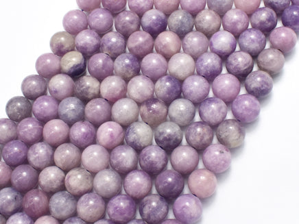 Lepidolite Beads, Round, 8mm-Rainbow Beads