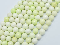 Lemon Chrysoprase Beads, Round, 8mm-RainbowBeads