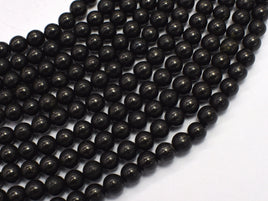 Genuine Shungite, 6mm Round-RainbowBeads