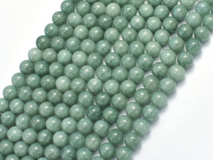 Malaysia Jade Beads- Burma Color, 6mm Round Beads-RainbowBeads