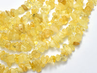 Citrine Chips Beads, Approx. (4-10) mm, 31 Inch