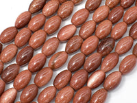 Goldstone Beads, 8x12mm Rice Beads