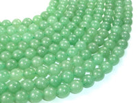 Green Aventurine Beads, Round, 10mm-RainbowBeads
