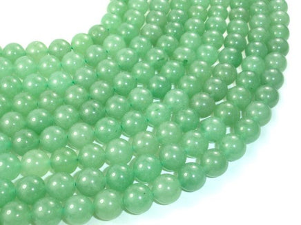 Green Aventurine Beads, Round, 10mm-RainbowBeads