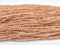 Sunstone, 4mm Round Beads