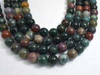 Indian Agate Beads, Fancy Jasper Beads, 14mm Round