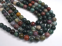 Indian Agate Beads, Fancy Jasper Beads, 14mm Round