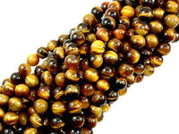 Tiger Eye Beads, 8mm (8.5 mm)-Rainbow Beads