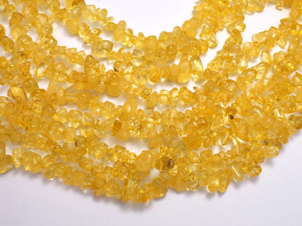 Citrine Chips Beads, Approx (4-10) mm, 32 Inch-Rainbow Beads