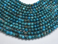 South African Turquoise 6mm Round-Rainbow Beads