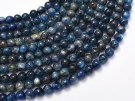 Kyanite, 5.8mm Round-Rainbow Beads