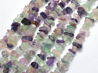Fluorite Beads, Rainbow Fluorite, 4-10mm Chips Beads