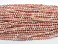 Pink Opal, 4mm (4.8mm) Round-RainbowBeads