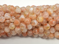 Citrine 8mm Round-Rainbow Beads