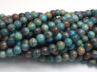 Blue Calsilica Jasper Beads, 6mm (6.3mm) Round Beads