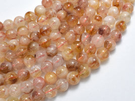 Citrine Beads, 8mm, Round