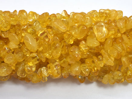 Citrine Chips Beads, Approx (4-10) mm, 32 Inch-Rainbow Beads