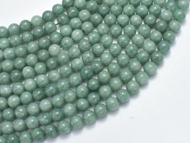 Malaysia Jade Beads- Burma Color, 6mm Round Beads-RainbowBeads