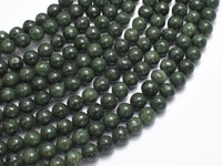 Natural Mocui Jade, 6mm Round