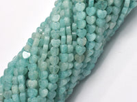 Amazonite, 4mm Heart-Rainbow Beads