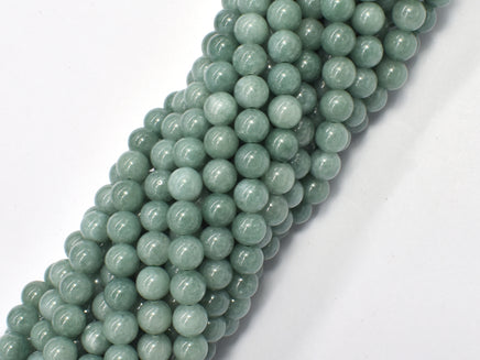 Malaysia Jade Beads- Burma Color, 6mm Round Beads-RainbowBeads