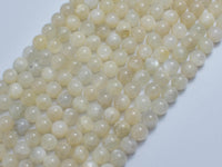 Milky White Moonstone, 6mm Round
