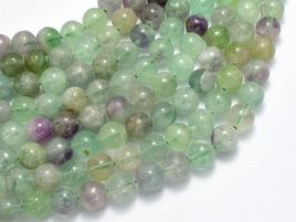 Fluorite, Rainbow Fluorite, 8mm (8.5mm), Round-RainbowBeads