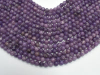 Lepidolite Beads, 6mm Round Beads-RainbowBeads