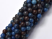 Blue Opal, 8mm (8.5mm) Round-Rainbow Beads