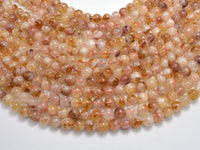 Citrine Beads, 8mm, Round