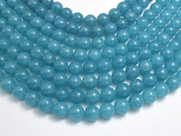 Blue Sponge Quartz Beads, Round, 10mm
