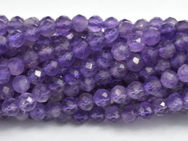 Amethyst Beads, 3mm (3.5mm) Micro Faceted Round-RainbowBeads
