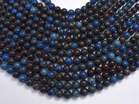 Blue Opal, 8mm (8.5mm) Round-Rainbow Beads