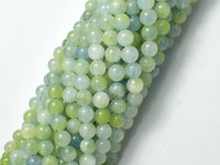 Jade - Light Green & Blue 6mm Round