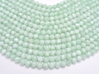 Green Angelite Beads, 8mm Round