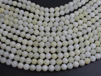 Jade - Creamy White, 8mm Round