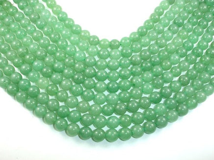 Green Aventurine Beads, Round, 10mm-RainbowBeads