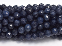 Blue Sapphire, 4mm(4.5mm) Micro Faceted Round