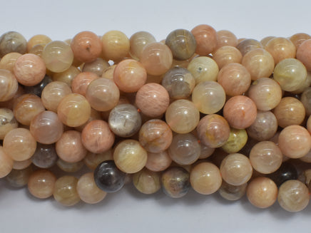 Sunstone, 8mm, Round, 15 Inch-RainbowBeads