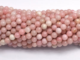 Pink Opal, 4mm (4.8mm) Round-RainbowBeads