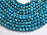 South African Turquoise 8mm Round-Rainbow Beads